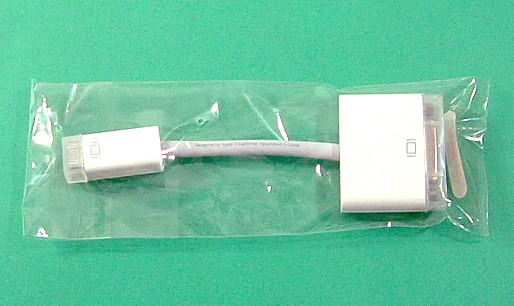 Apple DVI to VGA video adapter for PowerMac G4 G5 Pro MacBook Mini